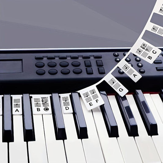 88 Keys Detachable Piano Keyboard Note Label