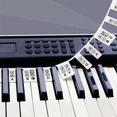 88 Keys Detachable Piano Keyboard Note Label