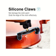 Violin Shoulder Rest 4/4 3/4 Collapsible Adjustable Feet Foam Pad Silicone Claws