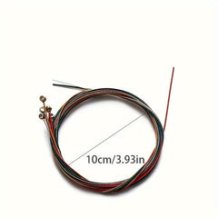 6 Pcs Set Colorful Guitar String For Acoustic Guitar