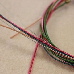 6 Pcs Set Colorful Guitar String For Acoustic Guitar
