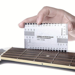 String Action Gauge Steel Ruler Guide Setup Measuring Luthier