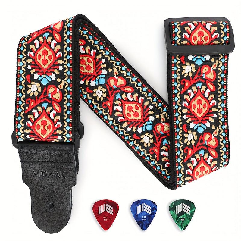 Woven Guitar Strap Custom Guitar Strap Bass Player Gift
