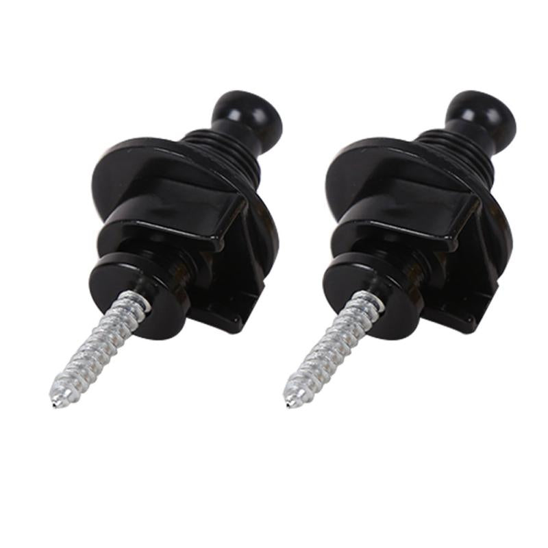2pcs Guitar Strap Lock Skidproof StrapLock Locking Pegs Pins Metal End Guitarra