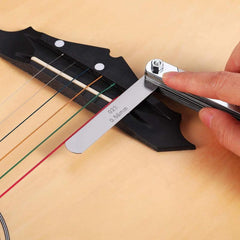 32 Pc Guitar String Height Measuring Ruler Tool Stainless Steel Feeler Gauge