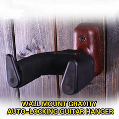 Auto Locking Guitar Hanger for Guitar Bass Ukulele