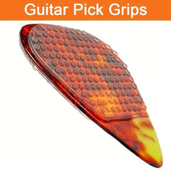 16pcs Guitar Pick Grips Silicone Stickers Transparent Non Slip Plectrum Stickers