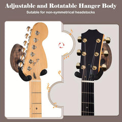 Adjustable Wall Mounted Guitar Hanger with Screw