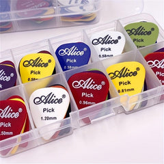 30-50 Guitar Picks ABS Resin Matte Smooth Wear-resistant with Shrapnel Box