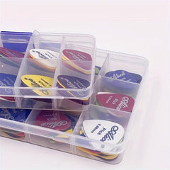 30-50 Guitar Picks ABS Resin Matte Smooth Wear-resistant with Shrapnel Box