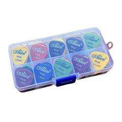 30-50 Guitar Picks ABS Resin Matte Smooth Wear-resistant with Shrapnel Box