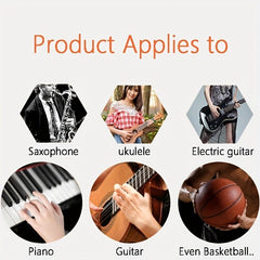 Hand Grip Strengthener Set - Finger Exerciser for Guitar Ukulele Piano