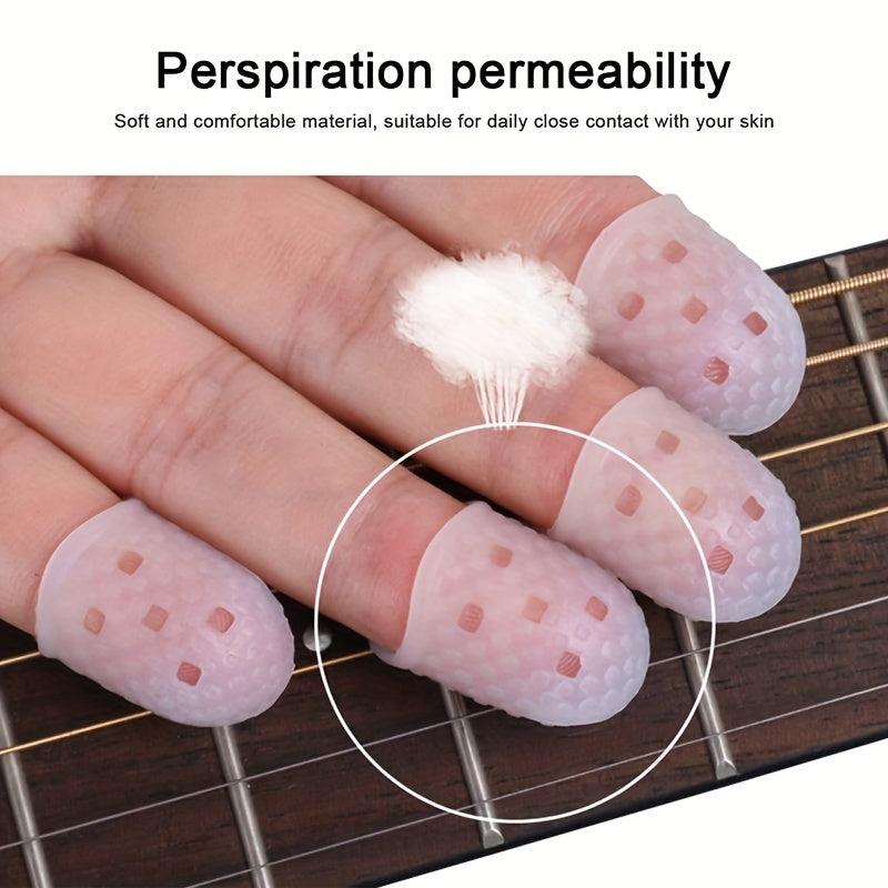 8pcs Guitar Finger Covers for Kids Beginner Practice Sweeping Finger Guards