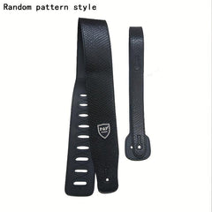 35 Cm Guitar Strap PU Leather Adjustable Embroidered Belt For Classical Bass