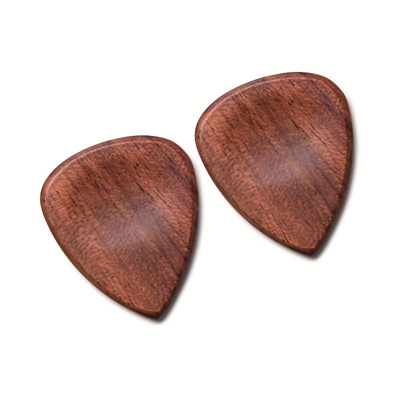 Pear Blossom Wood Guitar Picks 2pcs Pack