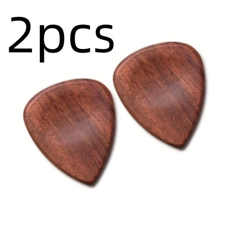Pear Blossom Wood Guitar Picks 2pcs Pack