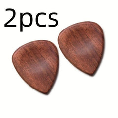 Pear Blossom Wood Guitar Picks 2pcs Pack