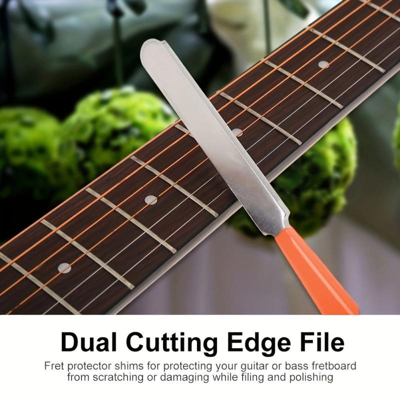 High Anti Rust Metal Guitar Fret Crowning File for Repair