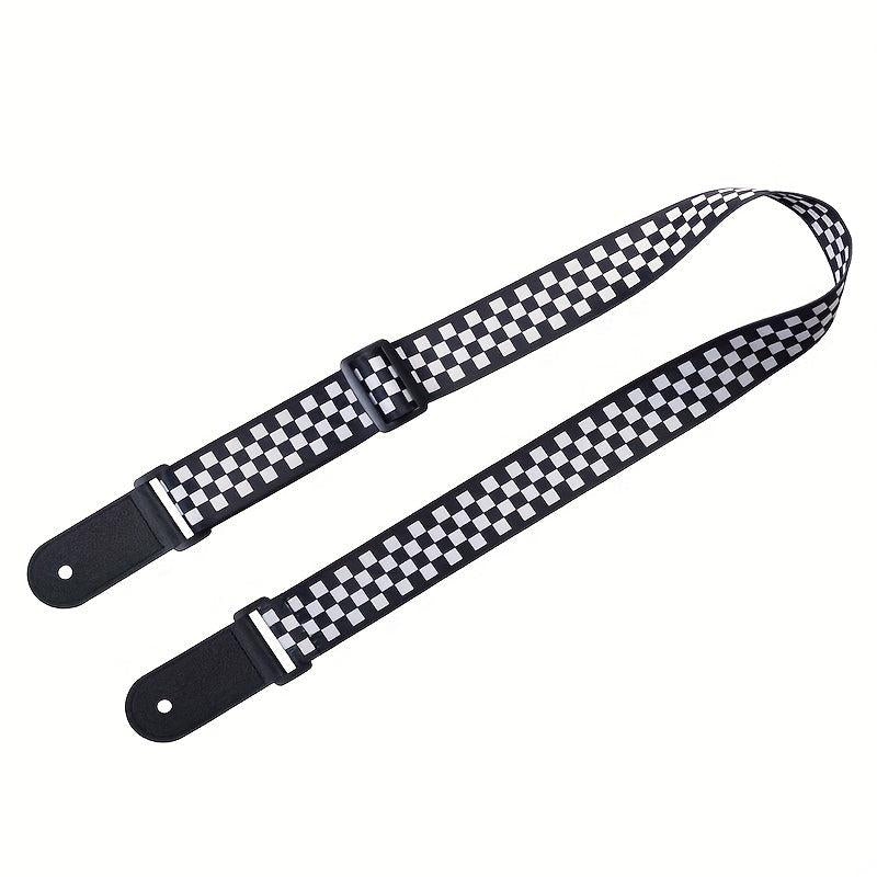 Colorful Ukulele Shoulder Strap Weaving Style Soft Leather Head Guitar
