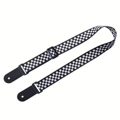 Colorful Ukulele Shoulder Strap Weaving Style Soft Leather Head Guitar