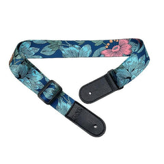 PU Leather Guitar Strap Pattern Strap Fits Acoustic Guitar