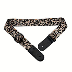 PU Leather Guitar Strap Pattern Strap Fits Acoustic Guitar