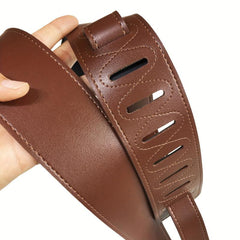 Adjustable PU Leather Guitar Strap for Comfortable Playing