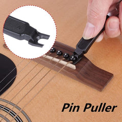 3-in-1 Guitar Repair Tool: String Winder, Cutter & Bridge Pin Puller