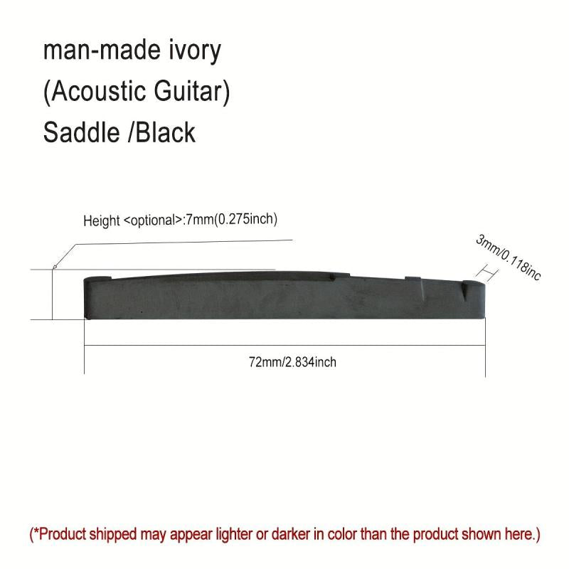 Ivory Guitar Nut&Sadlle Acoustic String Bridge Universal