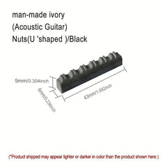 Ivory Guitar Nut&Sadlle Acoustic String Bridge Universal
