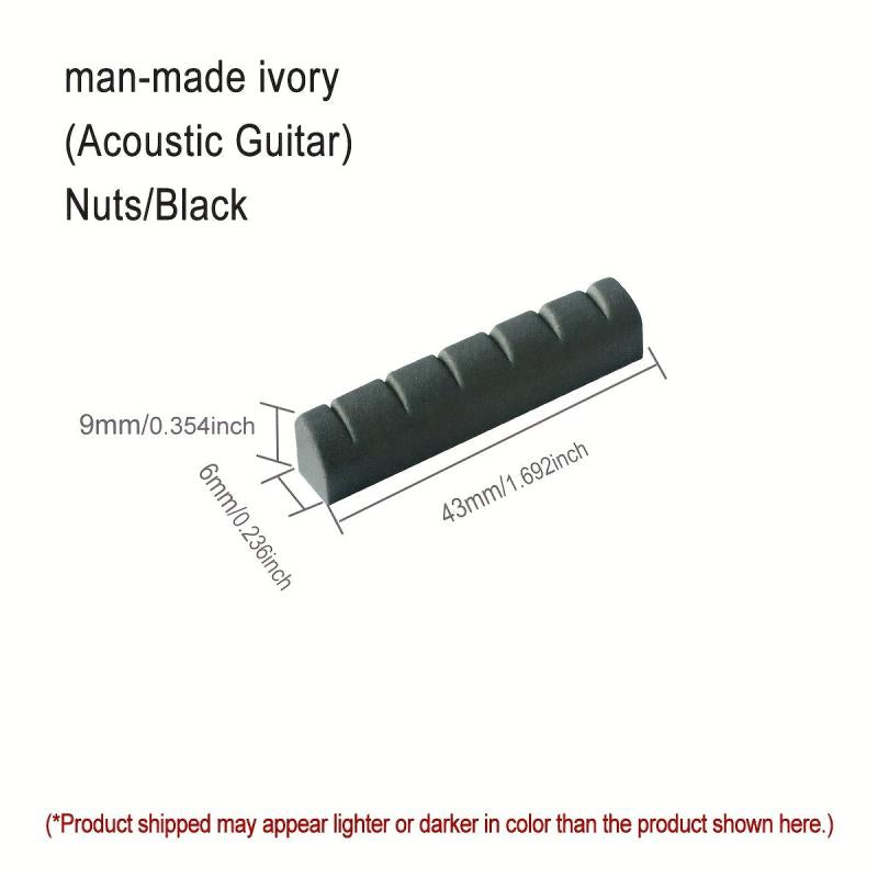 Ivory Guitar Nut&Sadlle Acoustic String Bridge Universal