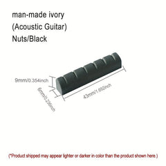 Ivory Guitar Nut&Sadlle Acoustic String Bridge Universal