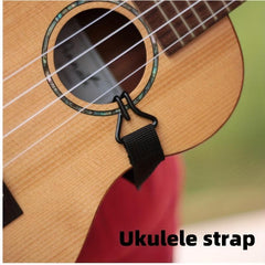 Colorful Ukulele Hook Strap Small Guitar Hanging Neck Shoulder Strap