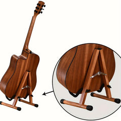 Wood Guitar Stand Floor Classical Stand Violin Vertical Stand