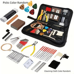 Guitar Repair Kit with Strings, Picks, Pins, Gauge
