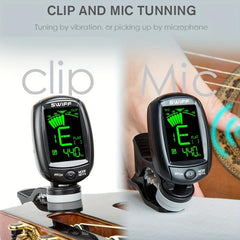Professional A3 Mini Guitar Tuner for Bass Ukulele Violin