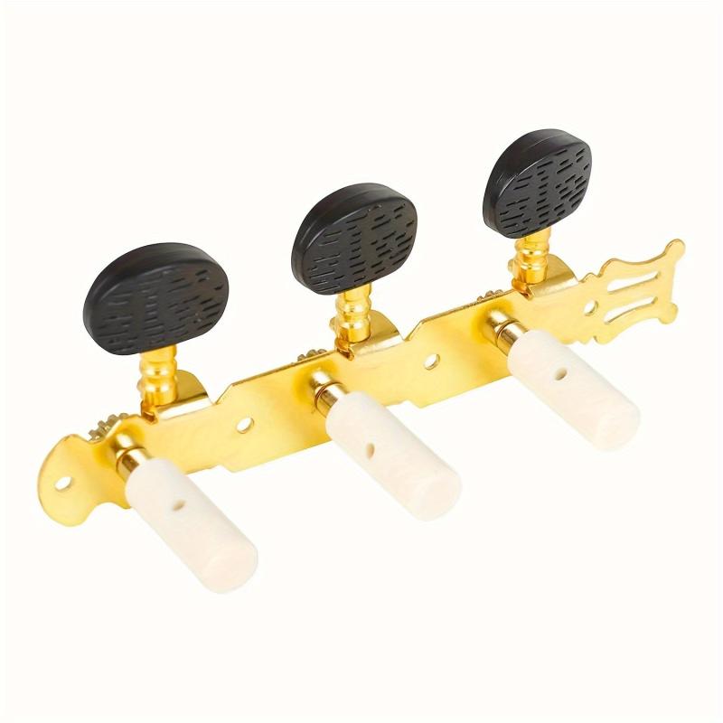 Golden Guitar String Button Fully Enclosed Folk Classical Ukulele
