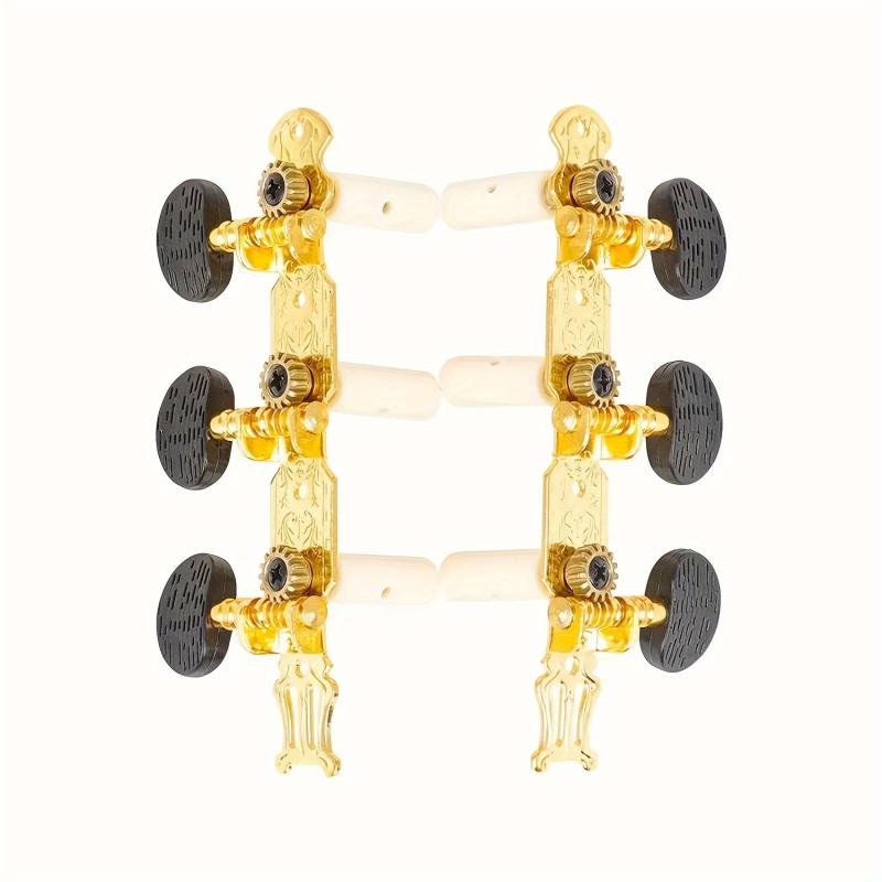 Golden Guitar String Button Fully Enclosed Folk Classical Ukulele