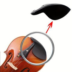 15 Piece Violin Ebony Accessories Set with String Plate Tailpiece Chin Rest