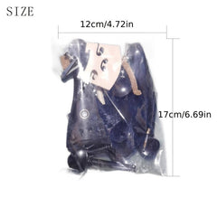 15 Piece Violin Ebony Accessories Set with String Plate Tailpiece Chin Rest