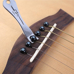 Metal Plucking Nail Fastening String Cone Nail Guitar String Changer Tool