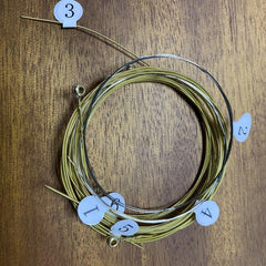Acoustic Guitar Strings Steel Core Brass Wrap Bright Sound