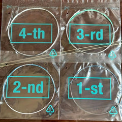 Violin Strings Plated Steel Core Alloy Winding Beginner Practice 1 2 3 4