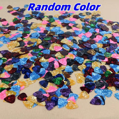 50pc Guitar Pick Set w/ Stick on Holder for Acoustic Electric Bass Ukulele