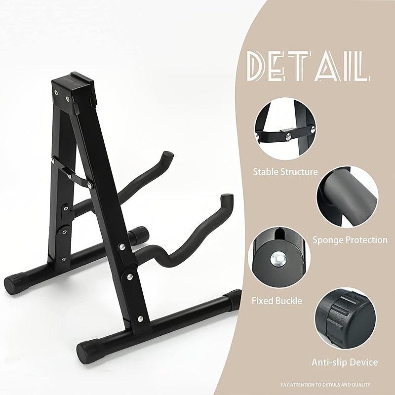 Portable Folding Tripod Guitar Stand String Instruments Holder
