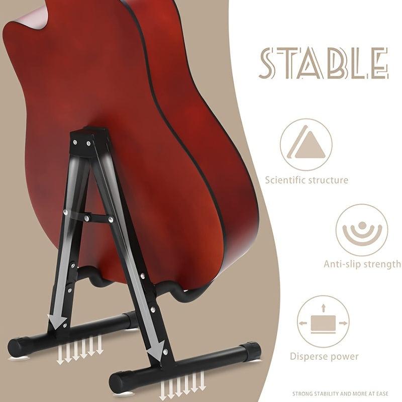 Portable Folding Tripod Guitar Stand String Instruments Holder