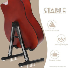 Portable Folding Tripod Guitar Stand String Instruments Holder