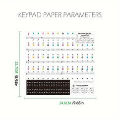 Piano Keyboard Stickers And Key Stickers Bold And Large