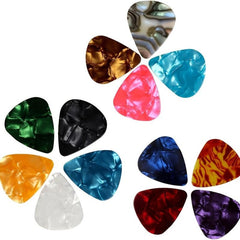Colorful Guitar & Ukulele Picks 0.46mm Thickness - Set of 30