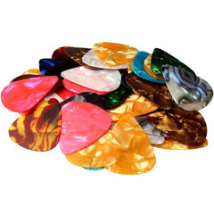 Colorful Guitar & Ukulele Picks 0.46mm Thickness - Set of 30